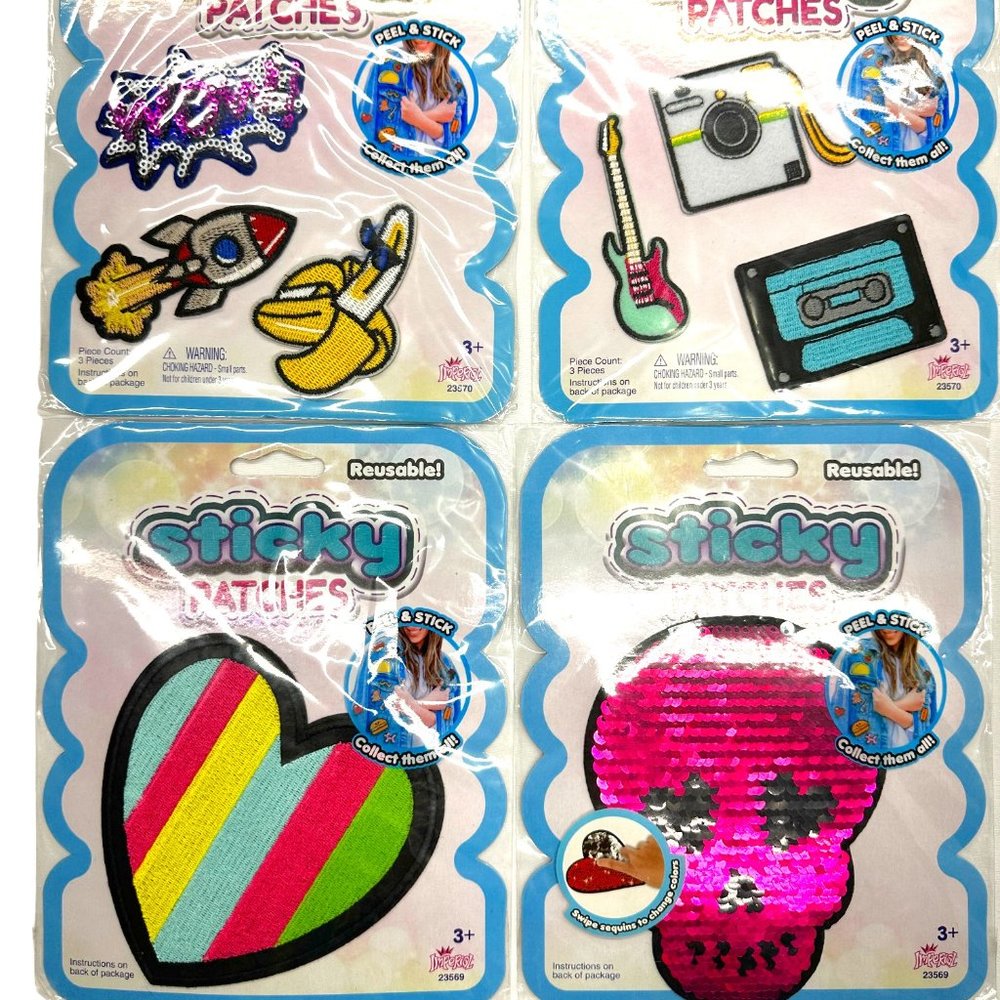 Imperial Reusable Sticky Patches - Set of 4